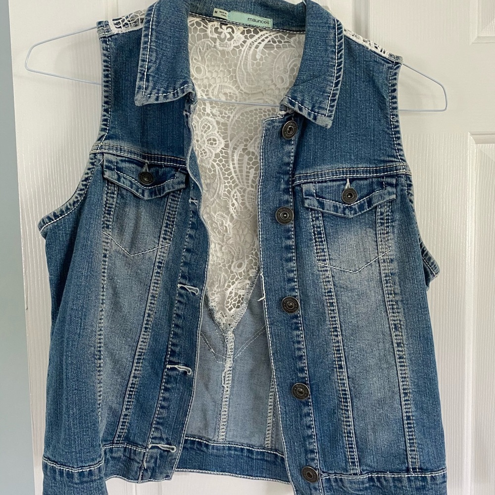Sleeveless Jean Jacket
